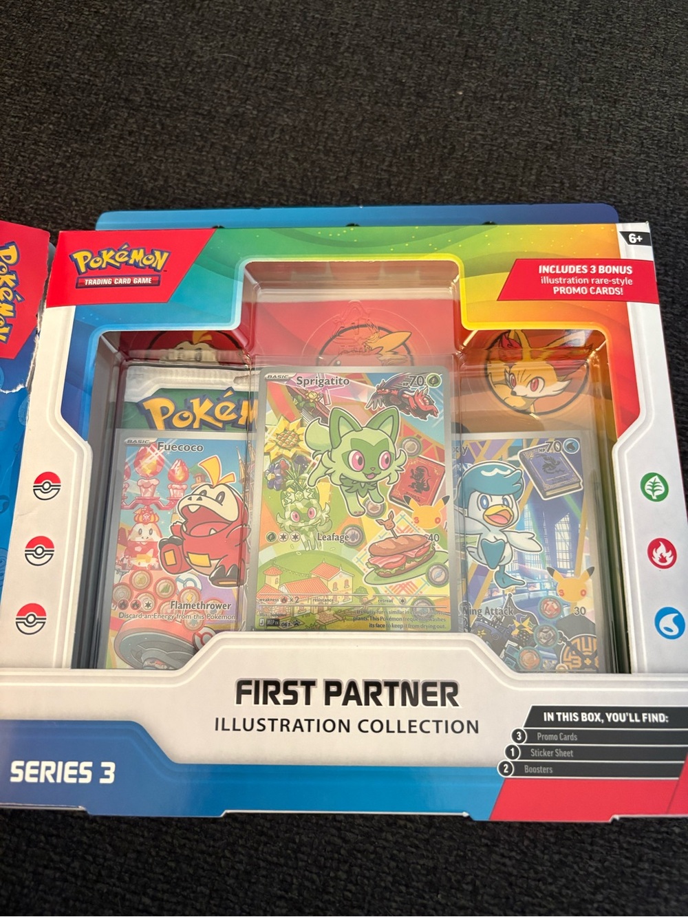 Pokémon First Partner Illustration Collection Series 3-Fuecoco/Sprigatito/Quaxly